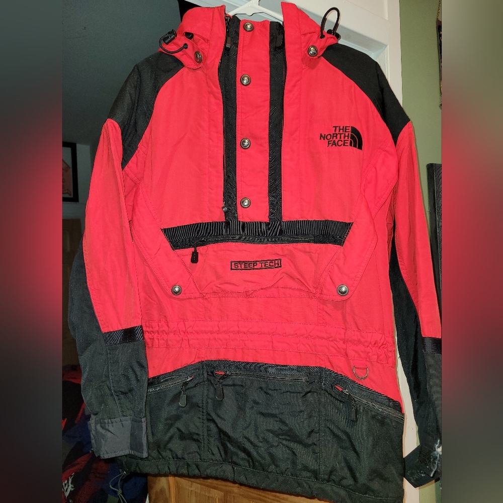Vintage north face steep tech pullover
